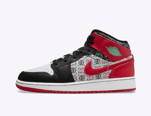 Sneakerek és cipők Jordan Air Jordan 1 Mid "Holiday" GS 
Piros | DM1208-150