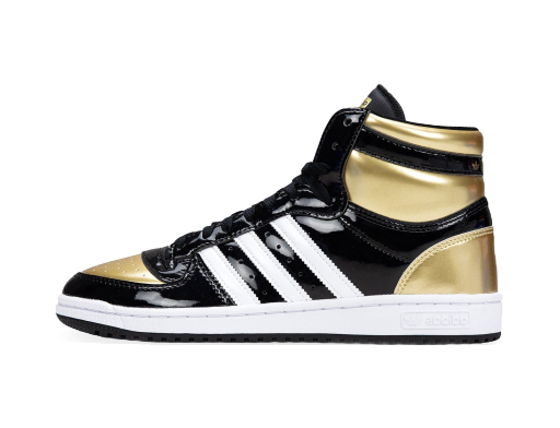 Sneakerek és cipők adidas Originals Top Ten Black Gold Patent Fekete | FX7873
