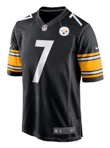 Sportmezek Nike NFL Pittsburgh Steelers Ben Roethlisberger Game American Football Jersey Fekete | FD2356-010