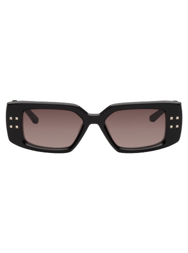 V Rectangular Frame Sunglasses