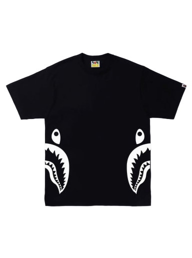 Póló BAPE Bicolor Side Shark Tee Fekete | 1I30-110-027