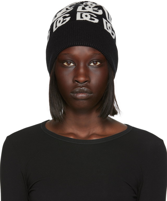 Black & White Logo Beanie