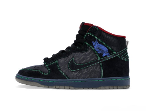 Sneakerek és cipők Nike SB SB Dunk High Twin Peaks Fekete | 313171-006