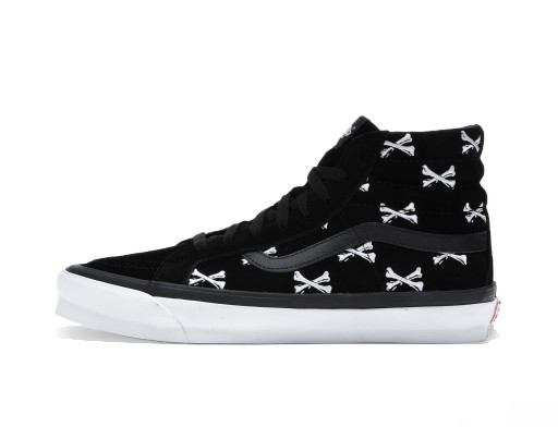 Sneakerek és cipők Vans Sk8-Hi WTAPS Bones Black Fekete | VN0A4BVB20P1