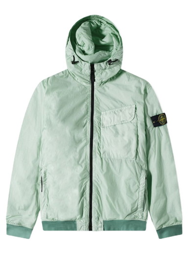 Dzsekik Stone Island Pocket Detail Crinkle Reps Jacket Zöld | 771540723-V0055