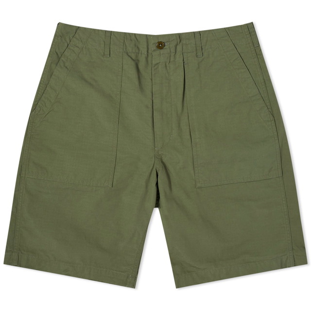 Rövidnadrág Engineered Garments Fatigue Shorts Zöld | 24S1E003-CT010