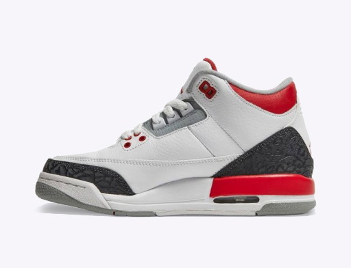 Sneakerek és cipők Jordan Air Jordan 3 Retro ''Fire Red'' 2013 GS Fehér | 398614 120