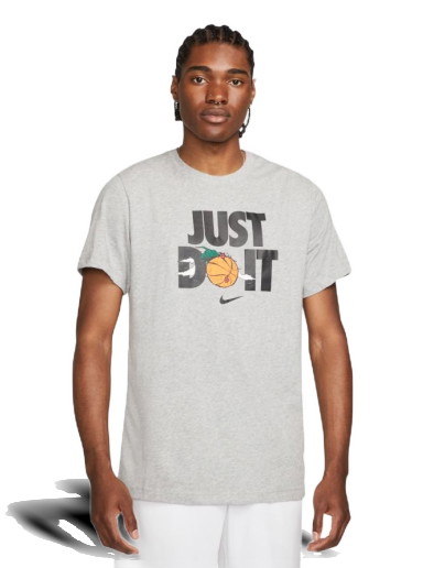 Póló Nike "Just Do It" Basketball Tee Szürke | DV1212-063