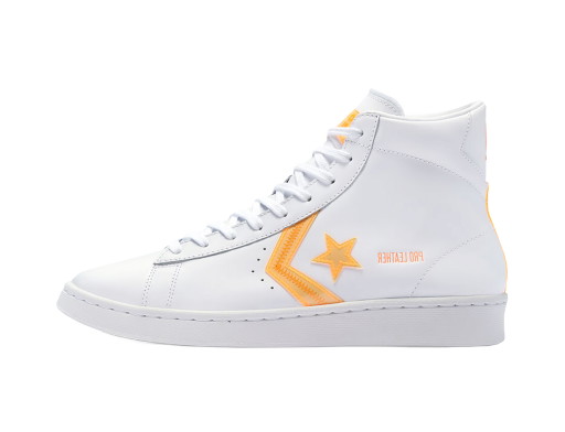 Sneakerek és cipők Converse Pro Leather Hi Hi-Vis White Flash Orange Fehér | 169500C