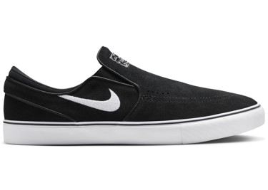 Sneakerek és cipők Nike SB Stefan Janoski+ Slip Black White Fekete | FN5893-001, 0