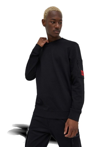 Sweatshirt BOSS Crewneck Fekete | 50473900