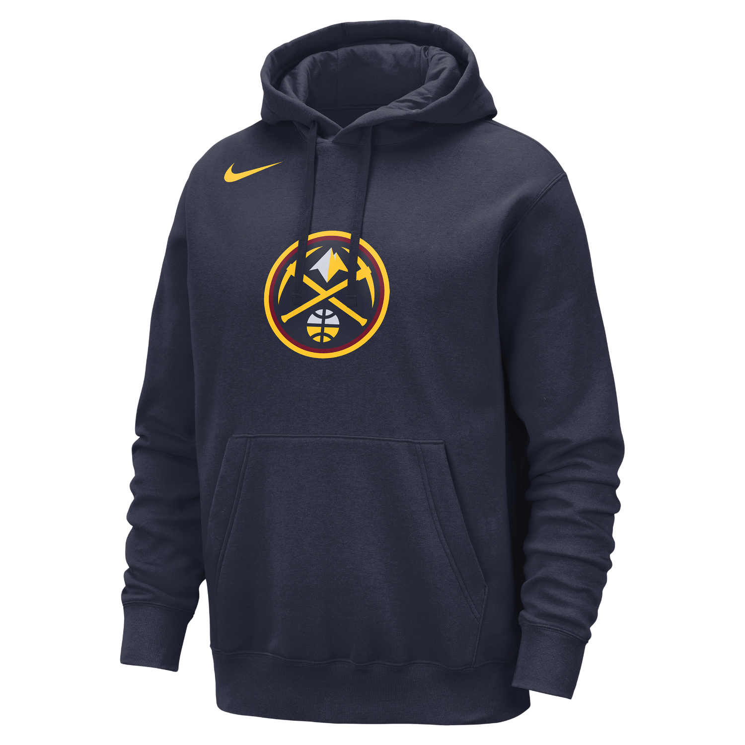 Sweatshirt Nike NBA Denver Nuggets Club Fekete | FB4759-419, 0