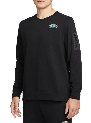 Sweatshirt Nike Sweatshirt Dri-FIT D.Y.E. Fekete | dq7866-010