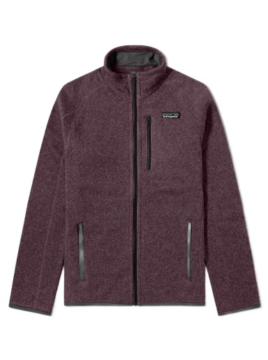 Dzsekik Patagonia Better Sweater Obsidian Plum Orgona | 25528-OBPL