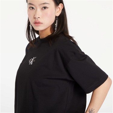 Póló CALVIN KLEIN Monogram Boyfriend T-Shirt Black Fekete | J20J223561 BEH, 1