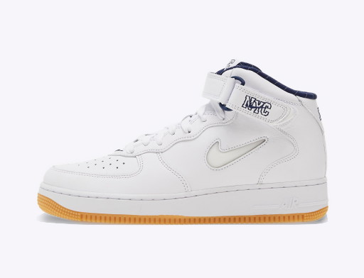 Sneakerek és cipők Nike Air Force 1 Mid Jewel QS "NYC - Yankees" Fehér | DH5622-100