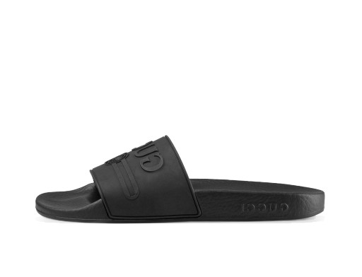 Sneakerek és cipők Gucci Logo Slide Fekete | 525140 JCZ00 1031