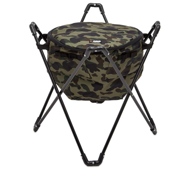 Kütyük BAPE A Bathing Ape Camo Camp Stand Cooler Zöld | 001GDJ201037F-GRN