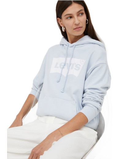 Sweatshirt Levi's ® Box Logo Hoodie Kék | 18487.0158
