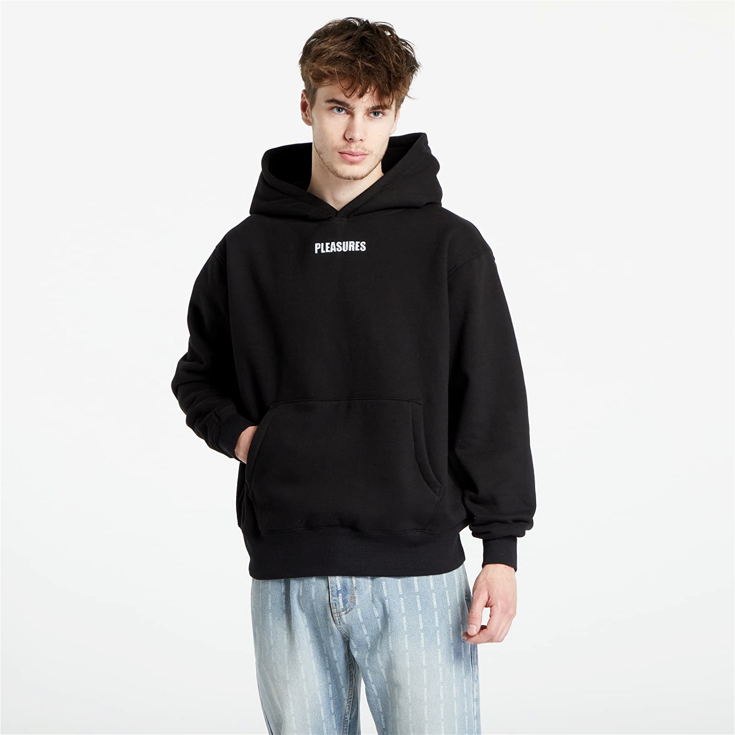 Sweatshirt Pleasures Dartboard Hoodie Fekete | P23W041 BLACK, 0