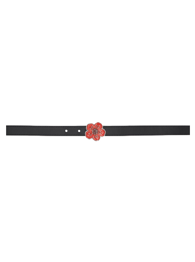 Övek KENZO Paris Thin Boke Flower Reversible Belt Fekete | FD65CE026L25