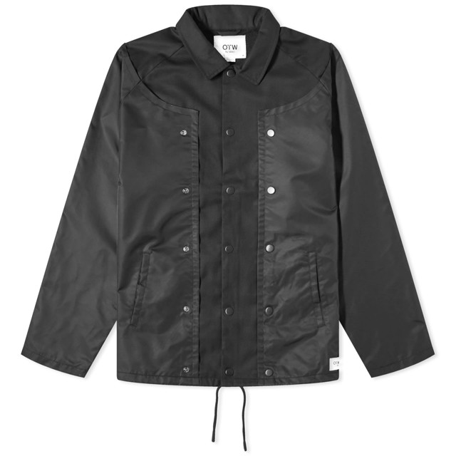 Dzsekik Vans OTW Duo Tone Coaches Jacket Fekete | VN000GBXBLK