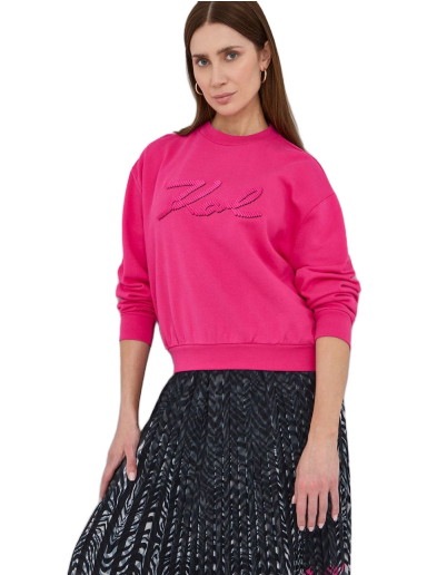 Sweatshirt KARL LAGERFELD Sweatshirt Rózsaszín | 221W1810