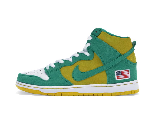 Sneakerek és cipők Nike SB SB Dunk High Oakland Athletics Zöld | 305050-337