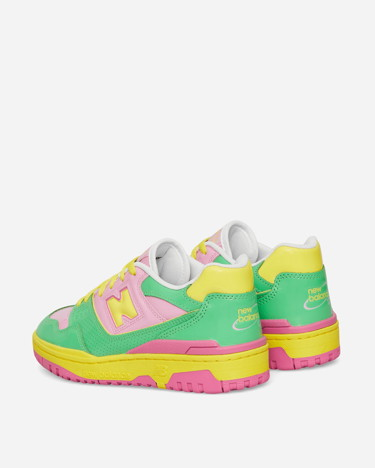 Sneakerek és cipők New Balance 550 Pink / Green / Lime Zöld | BB550YKA, 4