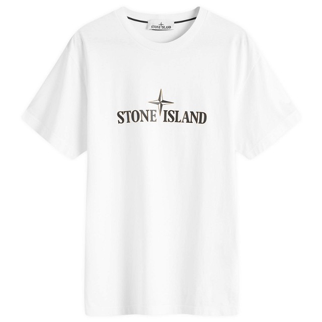 Póló Stone Island Logo T-Shirt Fehér | 81152NS80-V0001