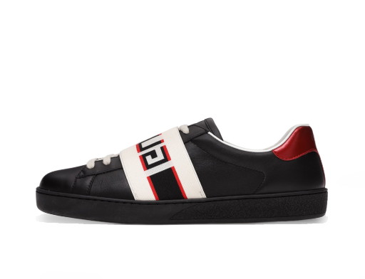 Sneakerek és cipők Gucci Ace Stripe 'Black' Fekete | 523469 0FIV0 1076