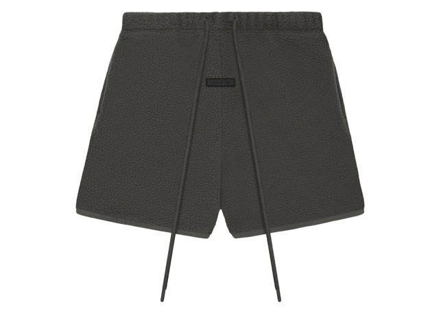 Rövidnadrág Fear of God Essentials Polar Fleece Short Ink Fekete | 160SP244260F