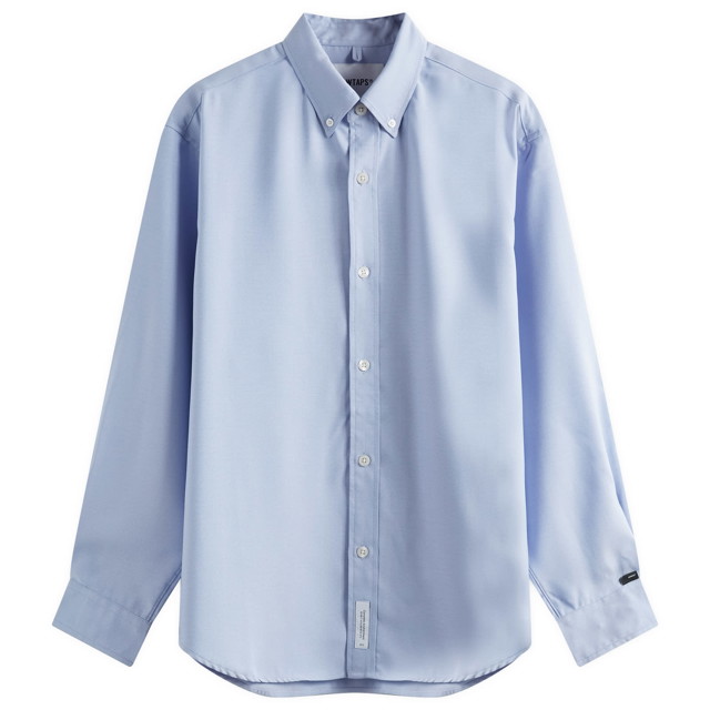 Ing WTAPS 10 Button Down Oxford Kék | 241TQDT-SHM02-BLU