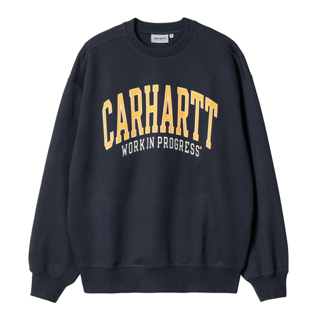 Sweatshirt Carhartt WIP Bradley Sweatshirt Navy Sötétkék | A241015_77_XX