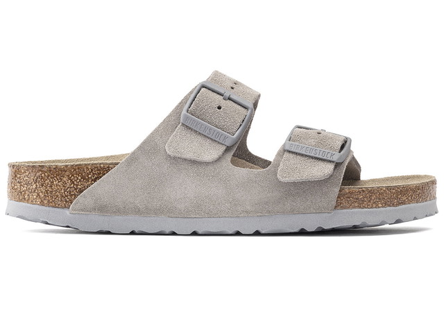 Sneakerek és cipők Birkenstock Arizona Soft Footbed Suede Szürke | 1020507/1020557