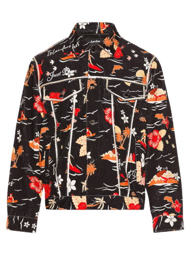 Dzsekik Just Don Printed Velvet Jacket Többszínű | 31JUSH01R1 218502