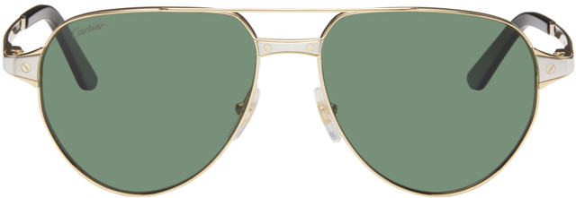 Napszemüveg Cartier 'Santos' Sunglasses Bézs | CT0425S-002