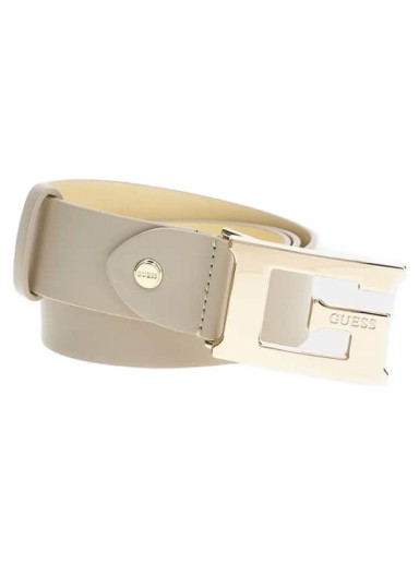 Övek GUESS Masie Logo Buckle Belt Bézs | BW9064P4140