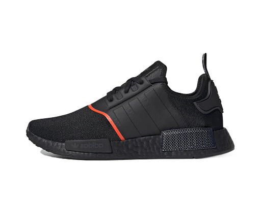 Sneakerek és cipők adidas Originals NMD R1 Core Black Solar Red Line Fekete | EE5085