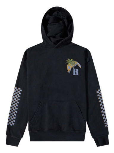 Sweatshirt Rhude Moonlight Tropics Hoody Vintage Fekete | RHPS23HO018266100610