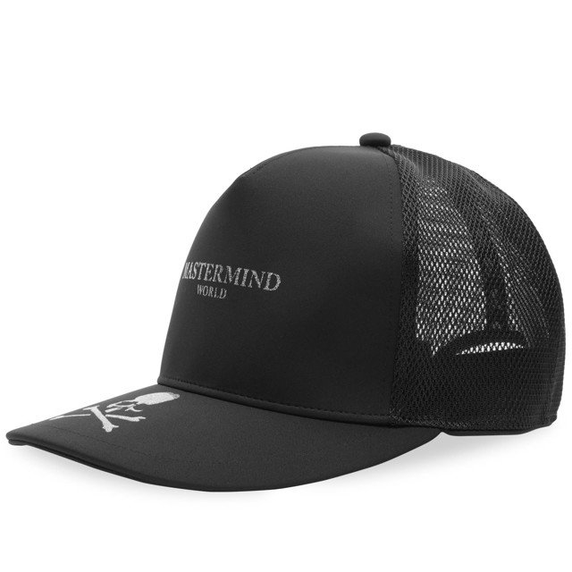 Kupakok Mastermind WORLD Skull Logo Cap Fekete | MW24S12-CA001-603-BLK