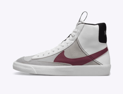 Sneakerek és cipők Nike Blazer Mid '77 SE GS "White Rush Maroon" Fehér | DH8640-101