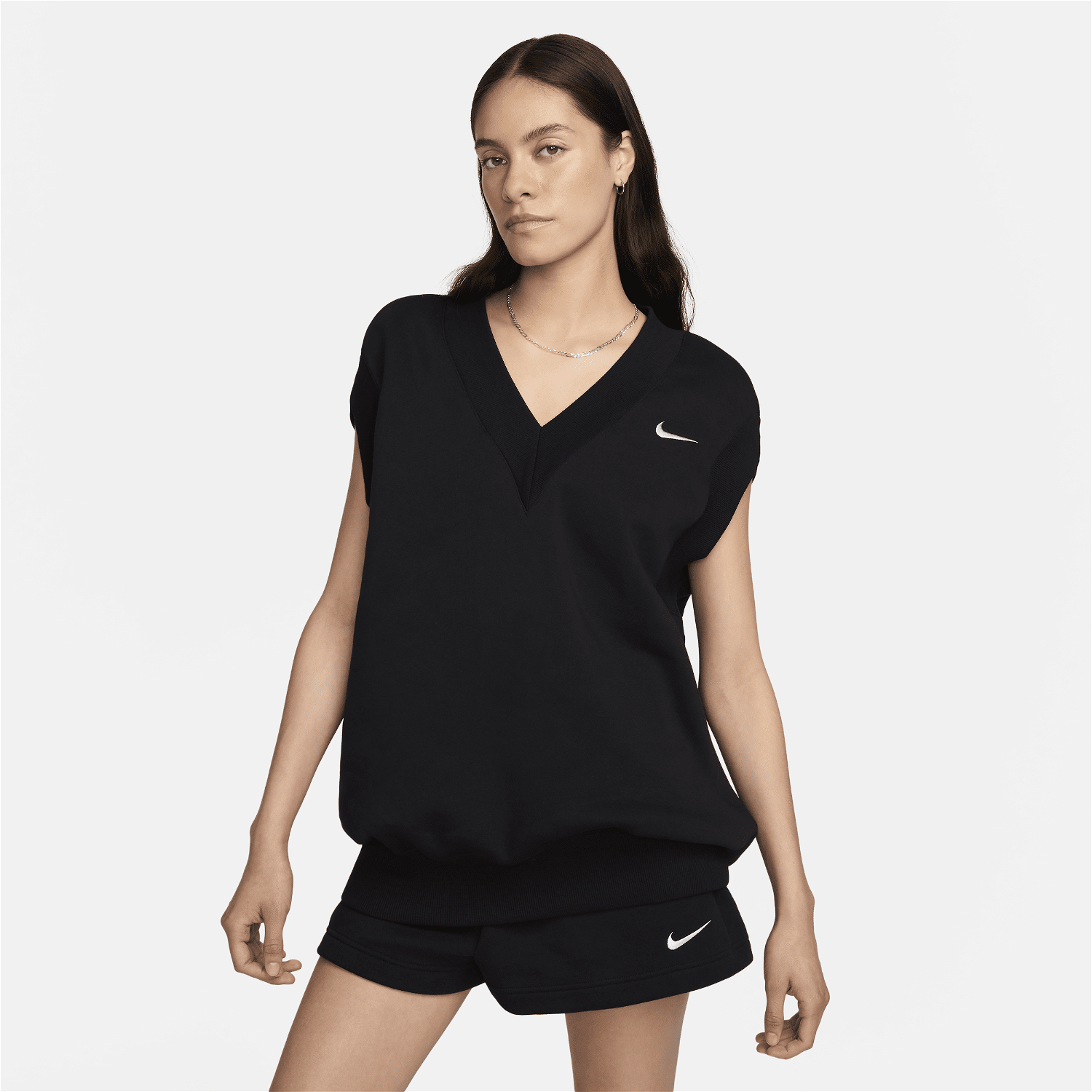 Mellények Nike Sportswear Phoenix Fleece Fekete | DQ6759-010, 0