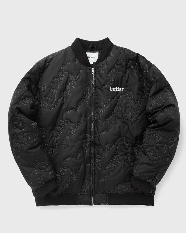 Bomber dzsekik Butter Goods Scorpion Jacket Fekete | P11112