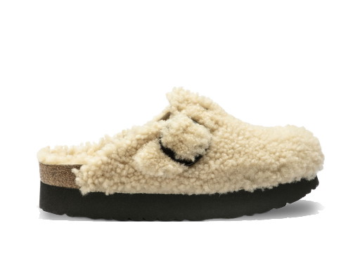 Sneakerek és cipők Birkenstock Boston Big Buckle Shearling Teddy Bézs | 1017677