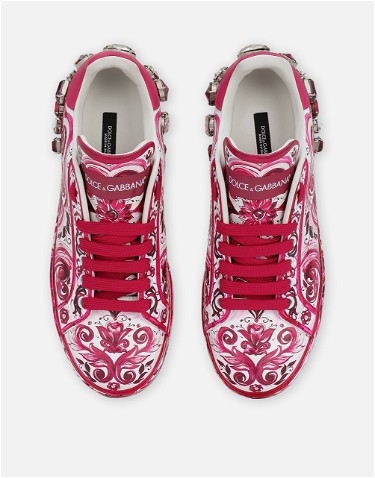 Sneakerek és cipők Dolce & Gabbana Calfskin Portofino Rózsaszín | CK1544AD466HE3OB, 3