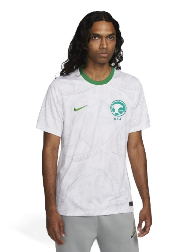Sportmezek Nike Saudi Arabia 2022/23 Stadium Home Men's Dri-FIT Football Shirt Fehér | DN0716-100