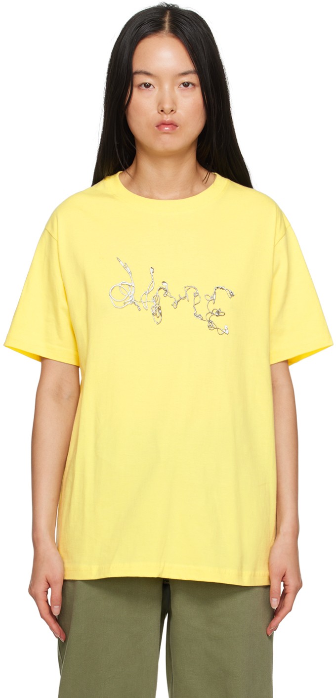 Póló Dime Tangle T-Shirt Sárga | DIME23D2F24NEO, 0