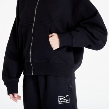 Sweatshirt Nike Stüssy NRG x Full-Zip Fleece Hoodie Fekete | FJ9175-010, 3
