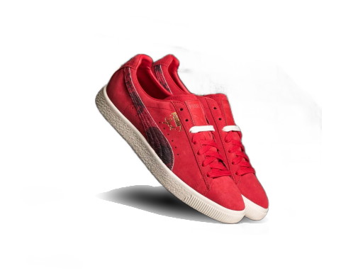 Sneakerek és cipők Puma Clyde x Packer High Risk Red-Whisper White 
Piros | 36350702